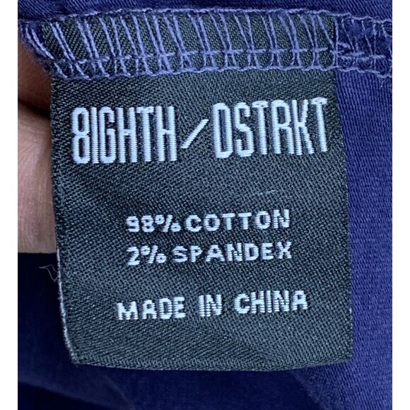 8IGTH DSTRKT Graphic 3D Print Tee T-Shirt Men's Size XL Baby Blue Blue Crew Neck - Picture 5 of 15